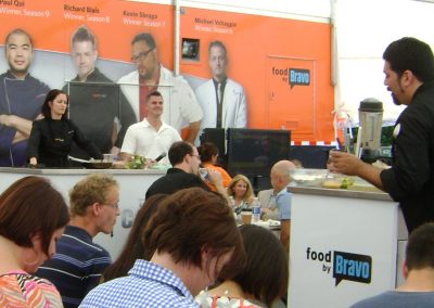 top chef cooking demonstration