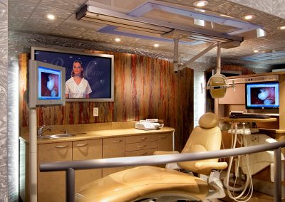 mobile dental office interior